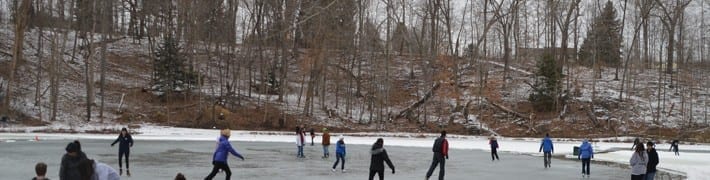 Maine ice skating rinks & ponds