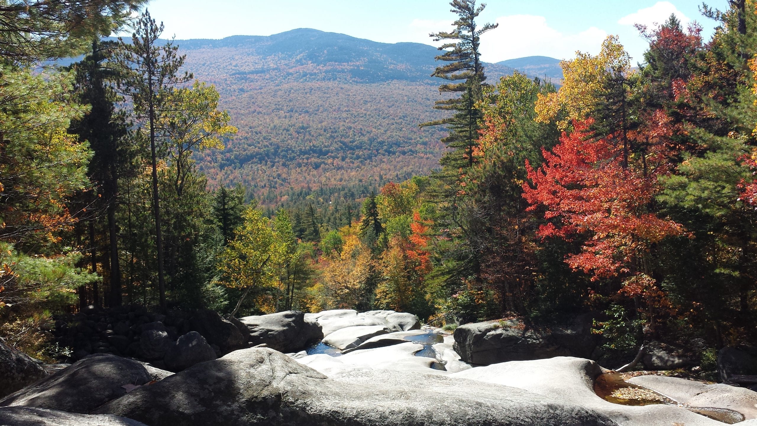 Fall in Maine: Step Falls near Grafton Notch.