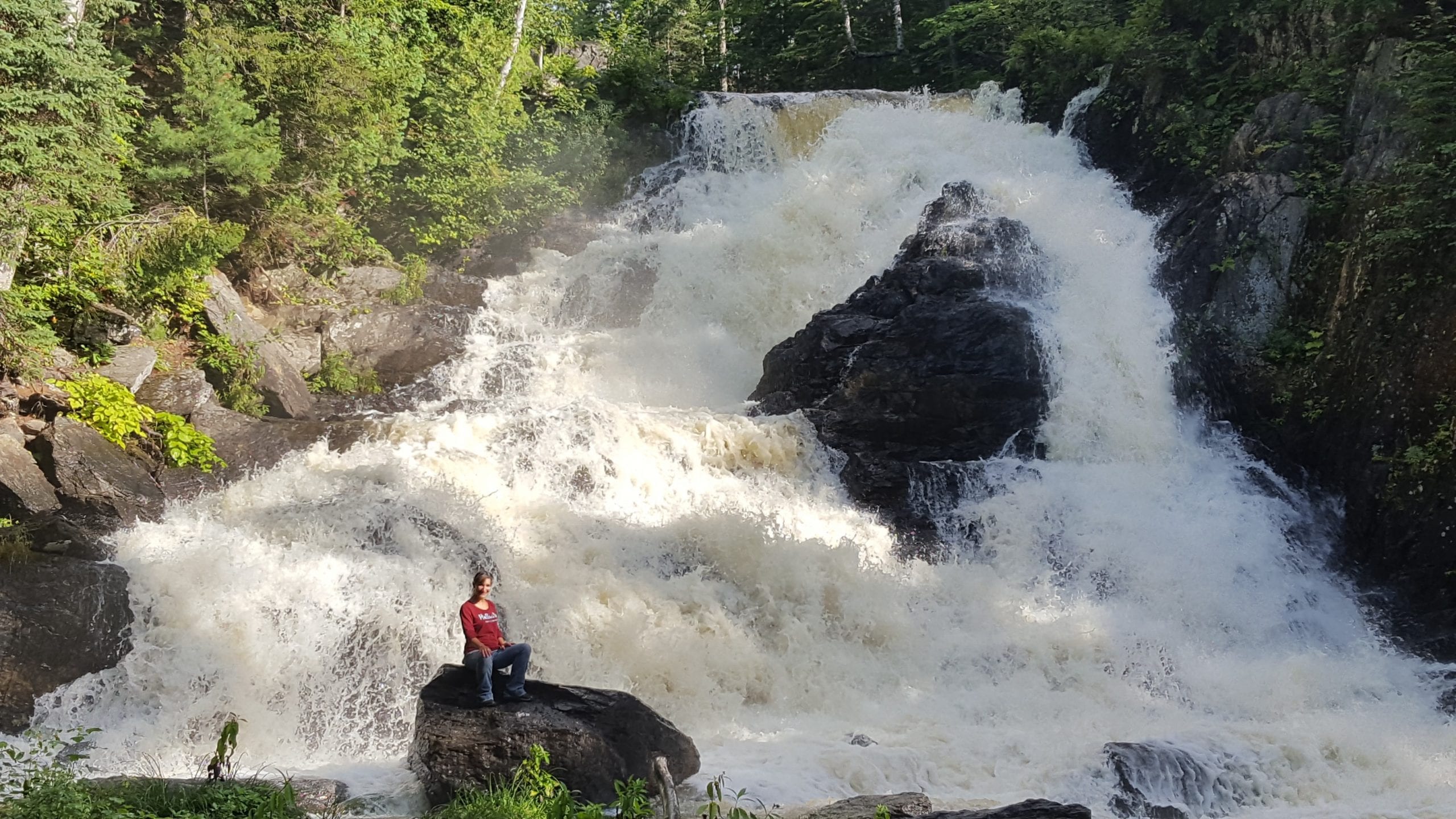 Maine Waterfalls:  Shin Brook Falls