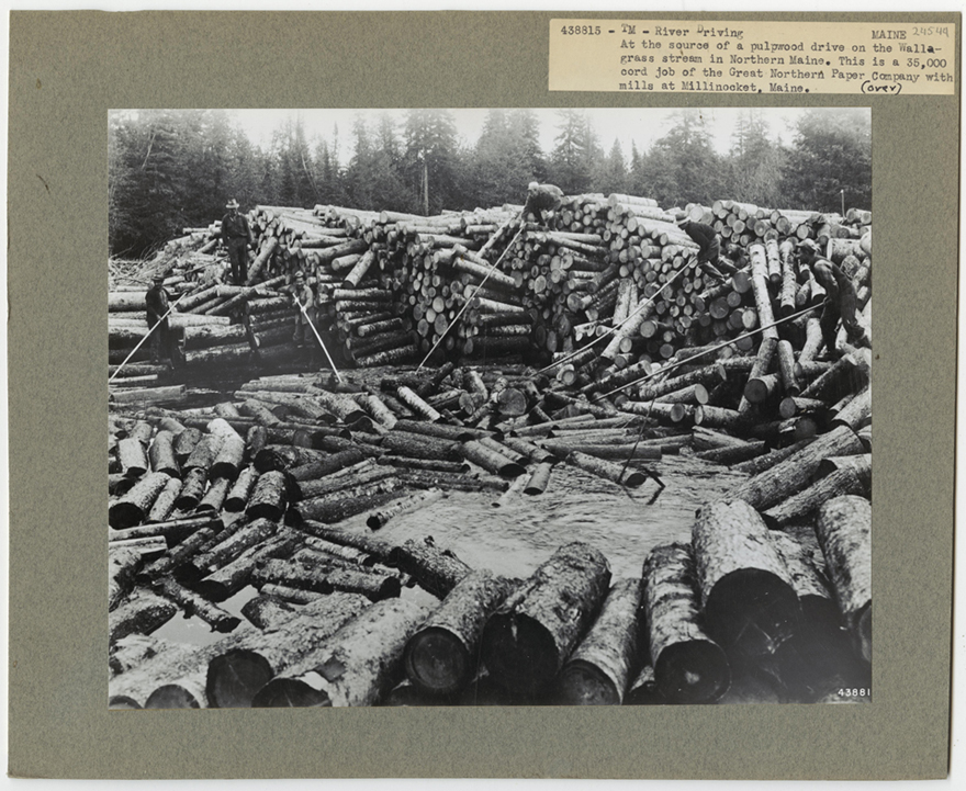 1945 Maine Log Drive