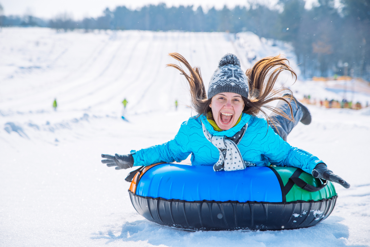 Snow Tubing in Maine