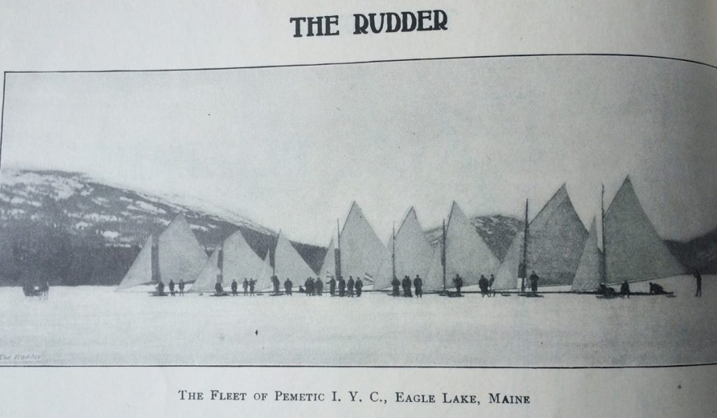 Photo from a 1901 edition of The Rudder magazine.