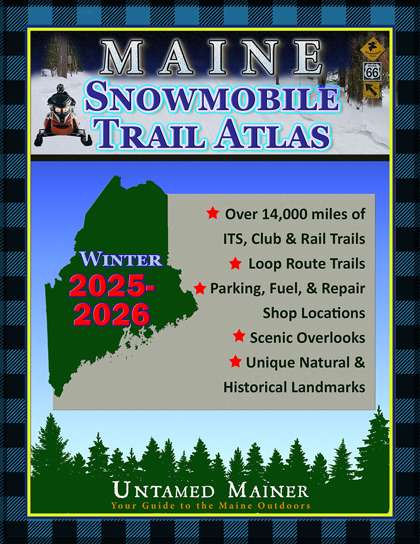 2025 2026 Maine Snowmobile Trail Map Atlas
