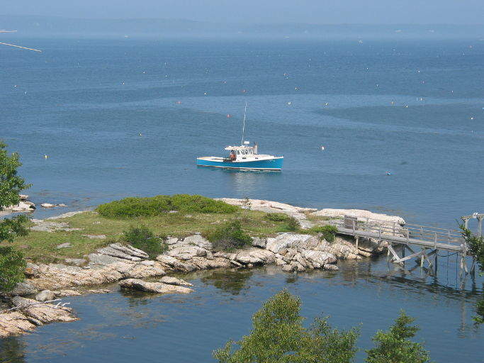 Map of Boothbay Harbor, Maine - Live Beaches