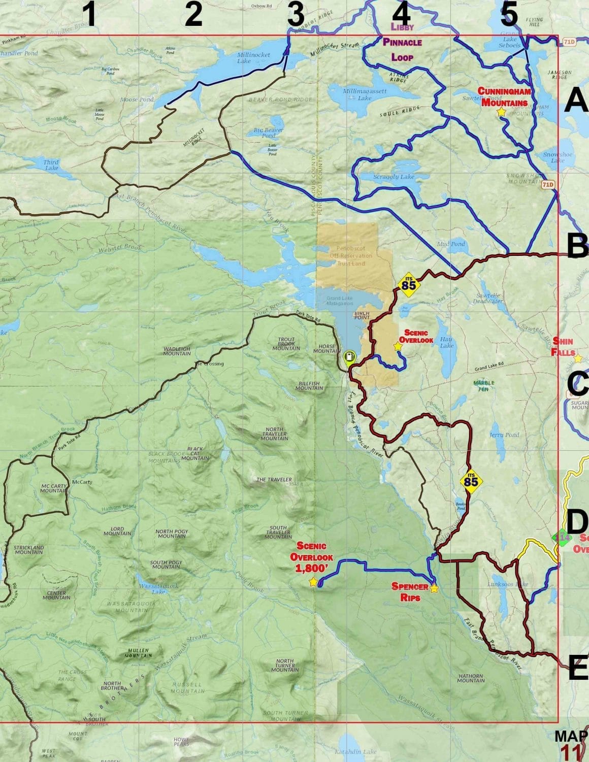 20232024 Maine Snowmobile Trail Map Atlas » UNTAMED Mainer