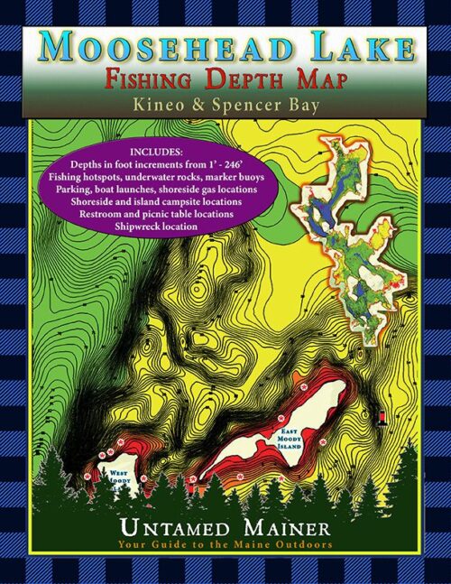 Moosehead Lake Depth Maps » UNTAMED Mainer