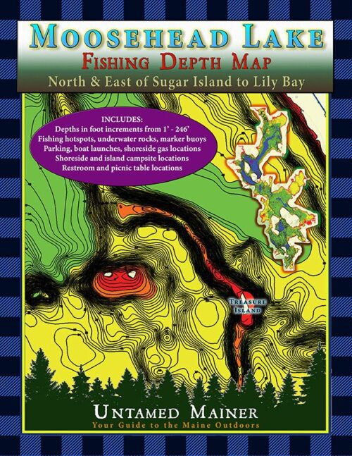 Moosehead Lake Depth Maps » UNTAMED Mainer