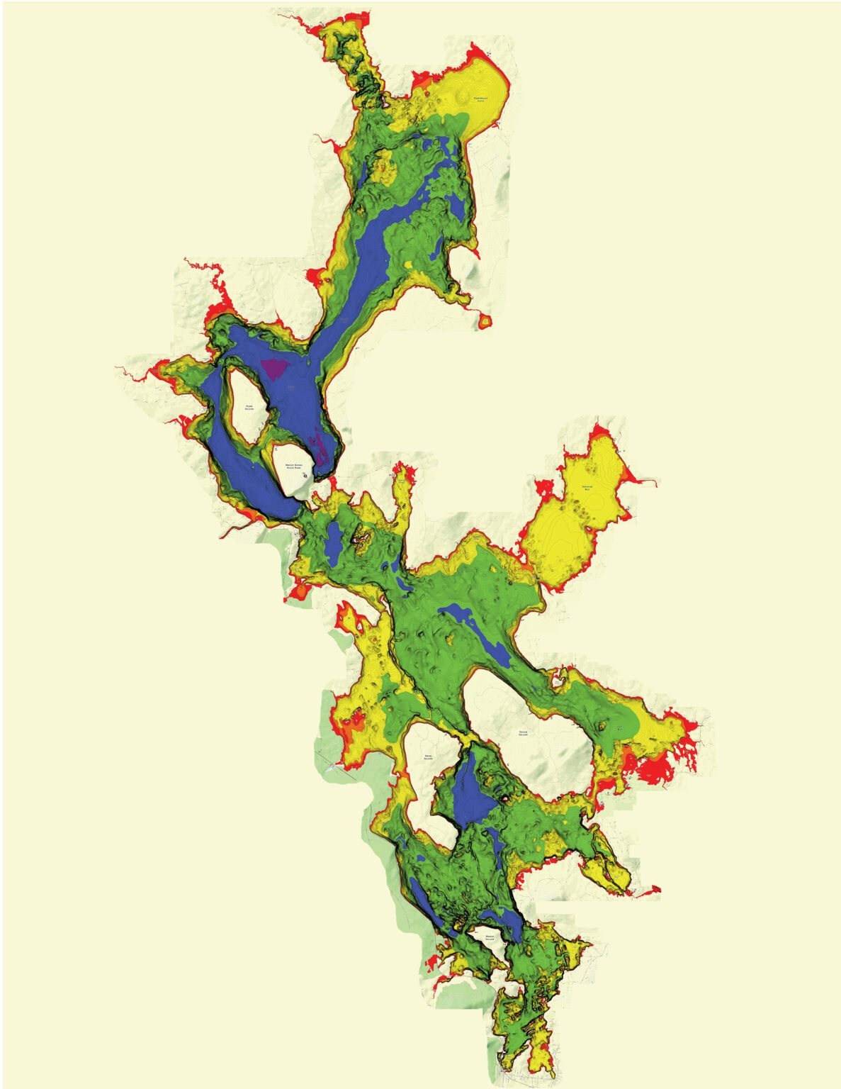 Moosehead Lake Depth Maps » UNTAMED Mainer