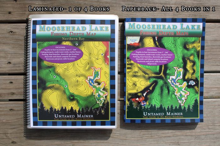 Moosehead Lake Depth Map