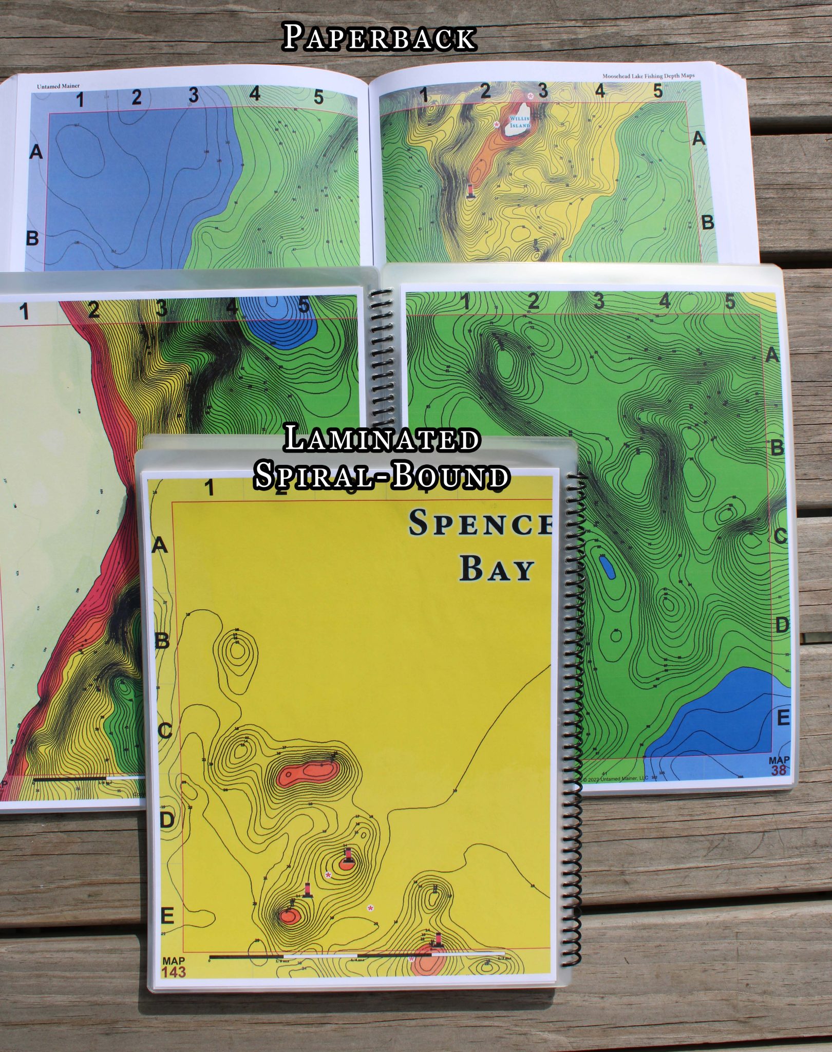 Moosehead Lake Depth Maps » UNTAMED Mainer