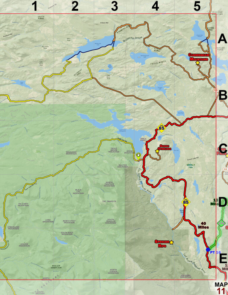 2025 Maine ATV Trail Map Atlas – Spiral Bound Laminated Book