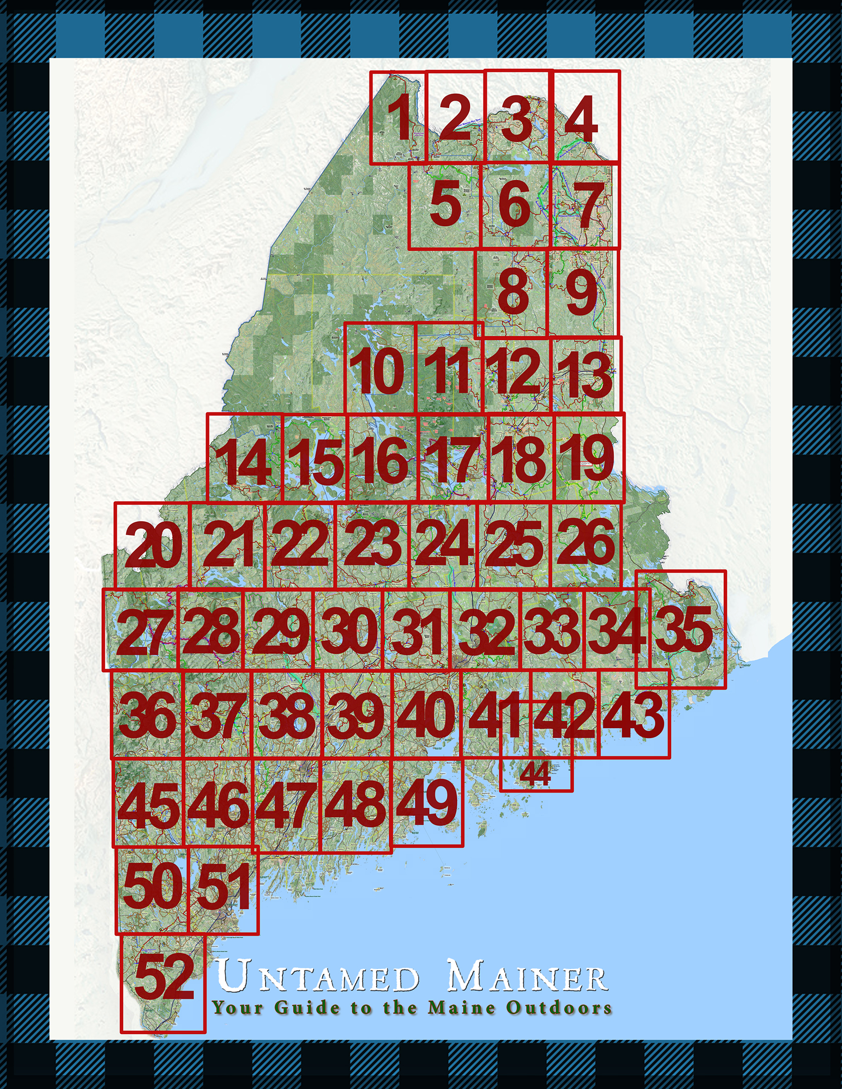 2026 2027 Maine Snowmobile Map Atlas Back Cover